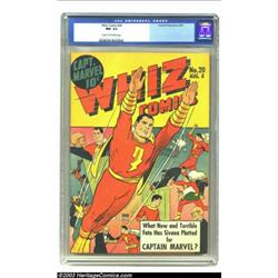 Whiz Comics #20 (Fawcett, 1941) CGC NM- 9.2 Cream to off-white pages....