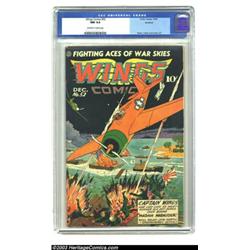 Wings Comics #52 Rockford pedigree (Fiction House, 1944) CGC NM 9.4 Off-white to white pages....