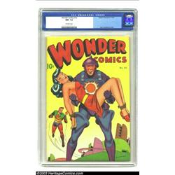 Wonder Comics #14 (Better Publications, 1947) CGC NM- 9.2 Off-white pages. Alex Schomburg's airbr...