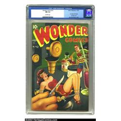 Wonder Comics #15 (Better Publications, 1947) CGC NM 9.4 Off-white pages....