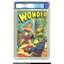 Wonder Comics #16 (Better Publications, 1948) CGC VF+ 8.5 Cream to off-white pages....
