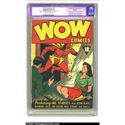 Wow Comics nn (#1) (Fawcett, 1940) CGC Apparent GD/VG 3.0 Cream to off-white pages. One of Fawcet...