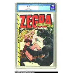 Zegra Jungle Empress #2 (Fox, 1948) CGC VF+ 8.5 Off-white pages. Zegra the Jungle Empress faces o...