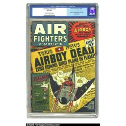 Air Fighters Comics V1#3 (Hillman Fall, 1942) CGC VF 8.0 Cream to off-white pages. This high-grad...