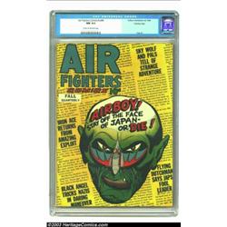 Air Fighters Comics V2#8 Crowley pedigree (Hillman Fall, 1944) CGC NM 9.4 Cream to off-white page...