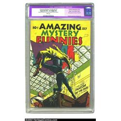 Amazing Mystery Funnies V2#7 Mile High pedigree (Centaur, 1939) CGC Apparent VF+ 8.5 Slight (P) W...