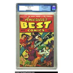 America's Best Comics #18 Mile High pedigree (Nedor Publications, 1946) CGC NM- 9.2 Off-white pag...