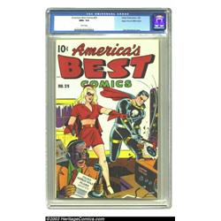 America's Best Comics #29 Mile High pedigree (Nedor Publications, 1949) CGC NM+ 9.6 White pages....