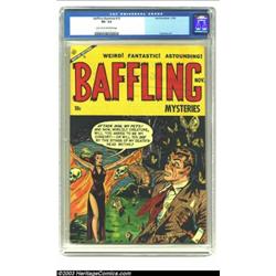 Baffling Mysteries #18 (Ace, 1953) CGC VF- 7.5 Light tan to off-white pages....