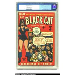 Black Cat #8 File Copy (Harvey, 1947) CGC NM+ 9.6 Cream to off-white pages. This copy of <B>Black...