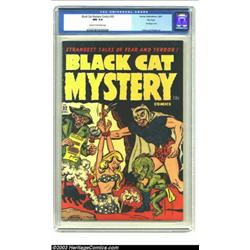 Black Cat Mystery #32 File Copy (Harvey, 1951) CGC NM 9.4 Cream to off-white pages....