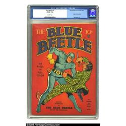Blue Beetle #1 (Fox Features Syndicate, 1939) CGC FN/VF 7.0 Off-white pages....
