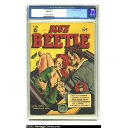 Blue Beetle #53 (Fox Features Syndicate, 1948) CGC VF+ 8.5 Off-white to white pages....