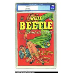 Blue Beetle #56 (Fox Features Syndicate, 1948) CGC NM- 9.2 Off-white to white pages. "Good-girl"...