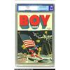 Image 1 : Boy Comics #17 Mile High pedigree (Lev Gleason, 1944) CGC VF- 7.5 White pages. This certainly has...