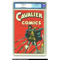 Cavalier Comics #2 Mile High pedigree (A.W. Nugent, 1945) CGC NM- 9.2 White pages....
