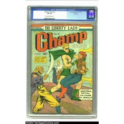 Champ Comics #16 File Copy (Harvey, 1941) CGC VG 4.0 Cream to off-white pages. Doesn't look like...
