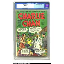 Charlie Chan #1 (Crestwood/Headline, 1948) CGC FN 6.0 Off-white to white pages. A beautiful "Lotu...