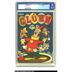 Clown Comics #3 File Copy (Harvey, 1946) CGC NM 9.4 Cream to off-white pages....