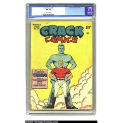Crack Comics #36 (Quality, 1945) CGC NM- 9.2 Off-white pages....
