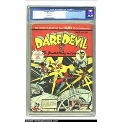 Daredevil Comics #8 (Lev Gleason, 1942) CGC FN- 5.5 Off-white pages....