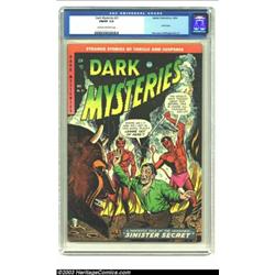 Dark Mysteries #21 (Master Publications, 1954) CGC FN/VF 7.0 Cream to off-white pages....