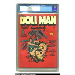 Doll Man Quarterly #1 (Quality, 1941) CGC FN- 5.5 Off-white to white pages. The diminutive hero h...