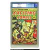 Image 1 : Exciting Comics #28 Mile High pedigree (Nedor Publications, 1943) CGC NM- 9.2 Off-white to white...