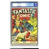 Image 1 : Fantastic Comics #8 (Fox, 1940) CGC VG+ 4.5 Light tan to off-white pages....