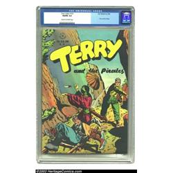 Four Color #101 Terry and the Pirates (Dell, 1938) CGC VG/FN 5.0 Cream to off-white pages. This b...