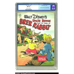 Four Color #129 Walt Disney's Uncle Remus and His Tales of Brer Rabbit (Dell, 1946) CGC NM 9.4 Of...