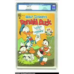 Four Color #223 Donald Duck in "Lost in the Andes" (Dell, 1949) CGC FN/VF 7.0 Cream to off-white...
