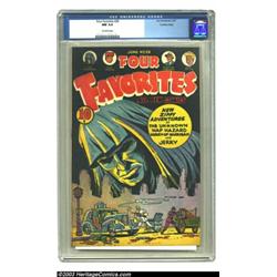 Four Favorites #29 Crowley pedigree (Ace, 1947) CGC NM 9.4 Off-white pages. When was the last tim...