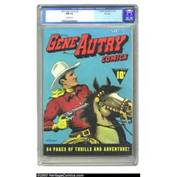 Gene Autry Comics #2 File Copy (Fawcett, 1942) CGC NM 9.4 Off-white pages....