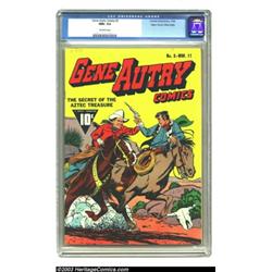 Gene Autry Comics #3 Mile High pedigree (Fawcett, 1942) CGC NM+ 9.6 Off-white pages....