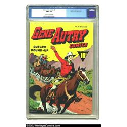 Gene Autry Comics #6 Mile High pedigree (Fawcett, 1943) CGC NM+ 9.6 Off-white to white pages....