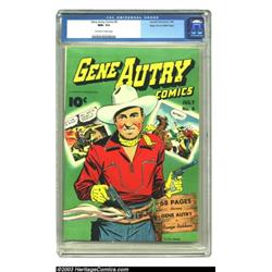 Gene Autry Comics #9 Mile High pedigree (Fawcett, 1943) CGC NM+ 9.6 Off-white to white pages....