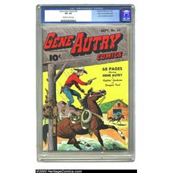 Gene Autry Comics #10 Mile High pedigree (Fawcett, 1943) CGC VF+ 8.5 Off-white to white pages....