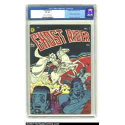 Ghost Rider #1 (Magazine Enterprises, 1950) CGC VF 8.0 Cream to off-white pages. Dick Ayers rende...