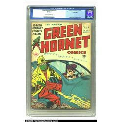 Green Hornet Comics #33 File Copy (Harvey, 1947) CGC VF 8.0 Cream to off-white pages....