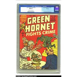 Green Hornet Comics #36 File Copy (Harvey, 1947) CGC NM 9.4 Cream to off-white pages. This issue,...