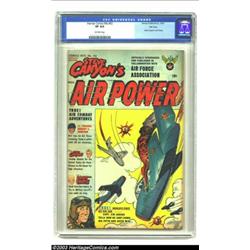 Harvey Comics Hits #52 Steve Canyon's Air Power - File Copy (Harvey, 1951) CGC VF 8.0 Off-white p...