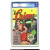 Image 1 : Inside Crime #3 Mile High pedigree (Fox, 1950) CGC NM- 9.2 Off-white to white pages....