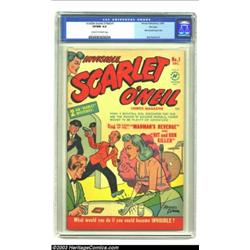 Invisible Scarlet O'Neil #1 File Copy (Harvey, 1950) CGC VF/NM 9.0 Cream to off-white pages. A st...