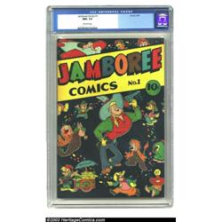 Jamboree Comics #1 (Round, 1946) CGC NM+ 9.6 Off-white pages....