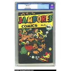Jamboree Comics #2 (Round, 1946) CGC NM+ 9.6 Cream to off-white pages....
