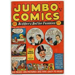 Jumbo Comics #2 (Fiction House, 1938) Condition: VG. The early large-sized <B>Jumbo Comics fall i...