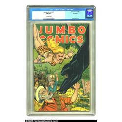 Jumbo Comics #87 Big Apple pedigree (Fiction House, 1946) CGC NM 9.4 Off-white pages....