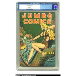 Jumbo Comics #90 (Fiction House, 1946) CGC VF/NM 9.0 Off-white pages. Joe Doolin's enticing visio...