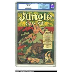 Jungle Comics #1 Rockford pedigree (Fiction House, 1940) CGC FN- 5.5 Cream to off-white pages....